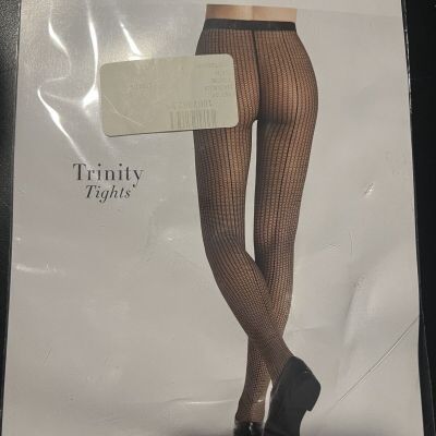 Wolford | Trinity Tights #14726 | in Gobi / Black 9784 | Sz Small | Discontinued